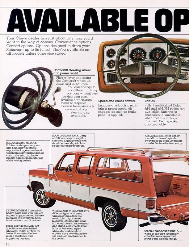 1978 Chevrolet Surburban Brochure Page 3
